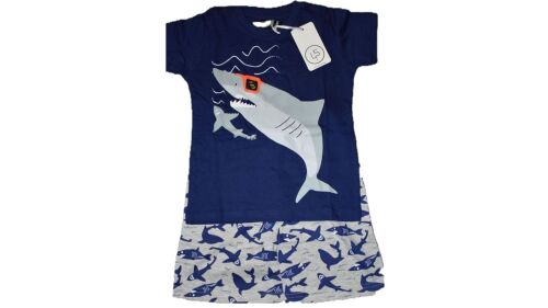 36 Boys Shark Short Pyjamas
