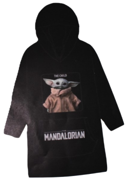 10 Black Mandalorian Oodies 7-13years One Size