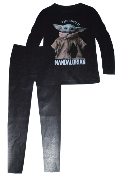 18 Kids Black Mandalorian Pyjamas