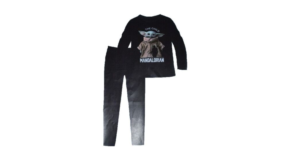 18 Kids Black Mandalorian Pyjamas
