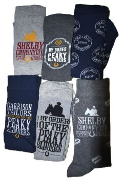 43 Assorted Men's Peaky Blinders Socks