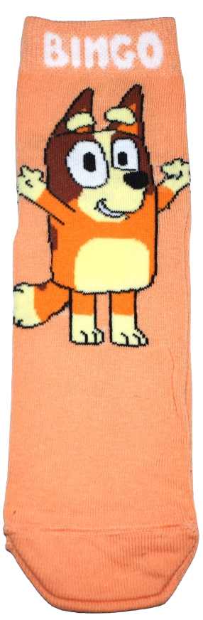 50 Pairs Of Orange Bingo Socks Size 12.5-3.5