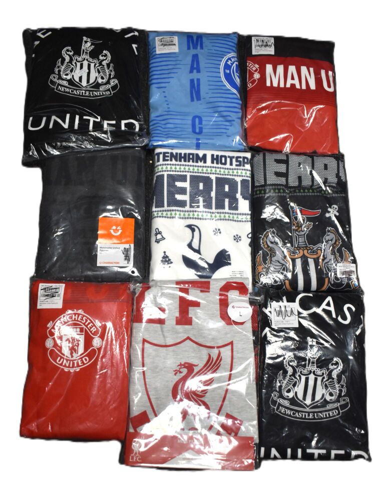13 Men's Assorted Football Pyjamas