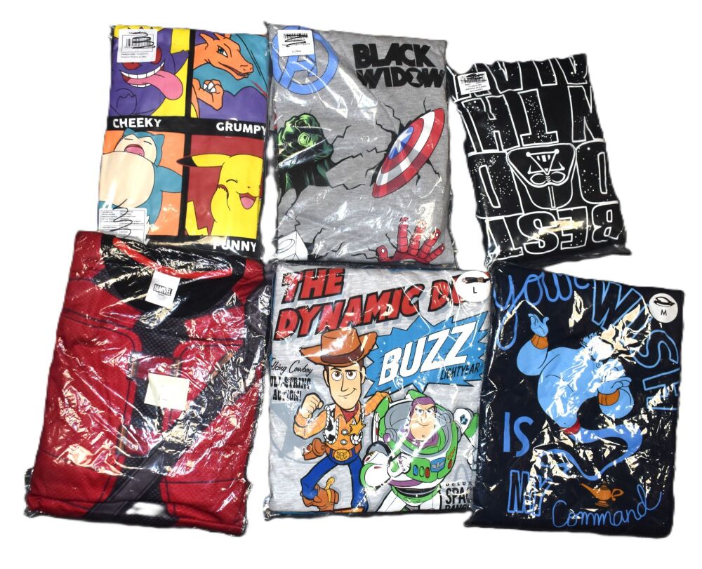 22 Men's Assorted Character Pyjamas