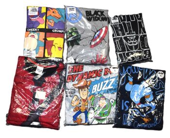 23 Men's Assorted Character Pyjamas