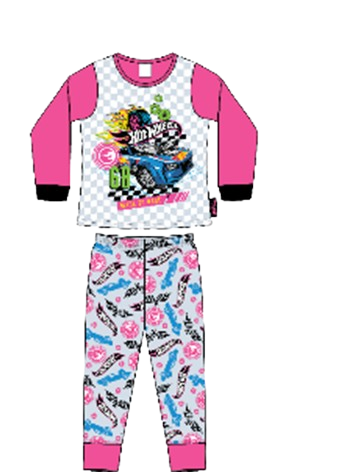 11 Girl's Hot Wheels Pyjamas