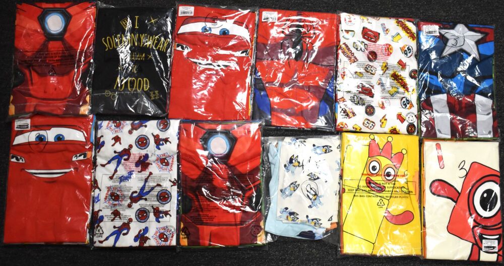 12 Boys 3Pack Assorted Character T-Shirts