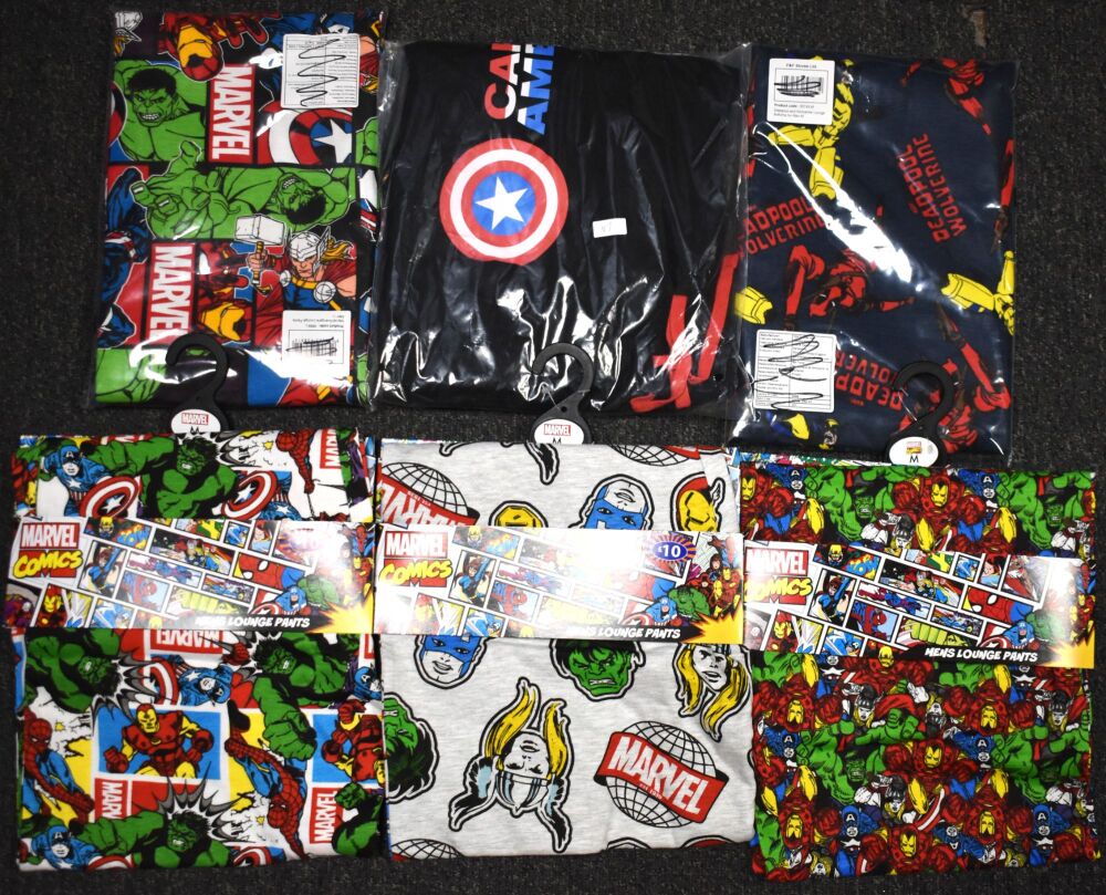 9 Mens Marvel Character Loungepants