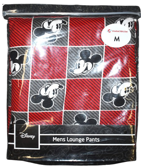 4 Mens Mickey Mouse Loungepants Size Medium