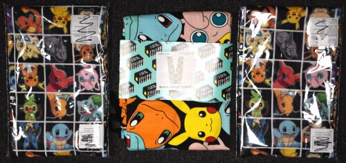 3 Mens Pokemon Lounge Pants Size Medium