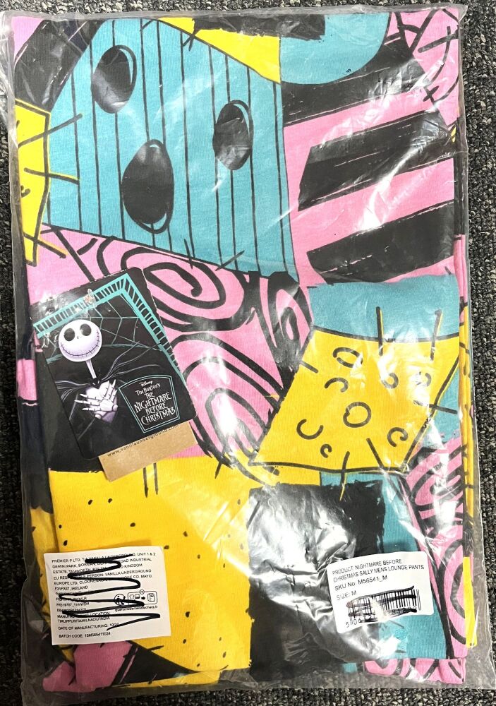 2 Mens Nightmare Before Christmas Lounge Pants Size Medium