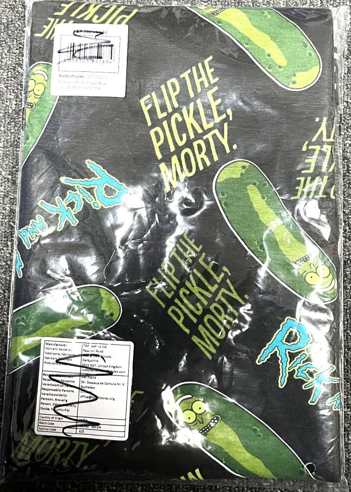 4 Mens Rick And Morty Lounge Pants Size Large