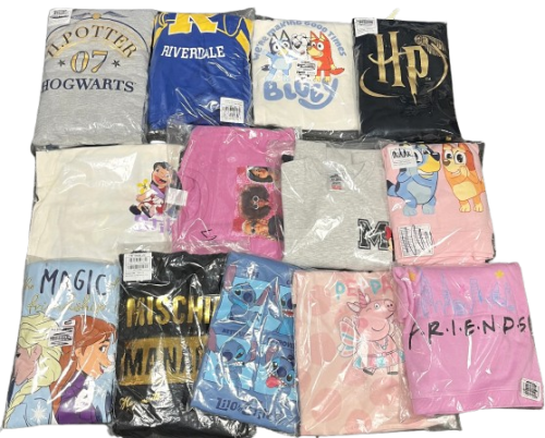 13 Girls Assored Character Loungewear Sets