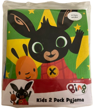 1 Boys Bing Single Pyjama Size 2-3