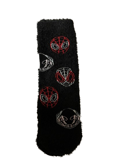 41 Pairs Of Kids Fluffy Spiderman Socks