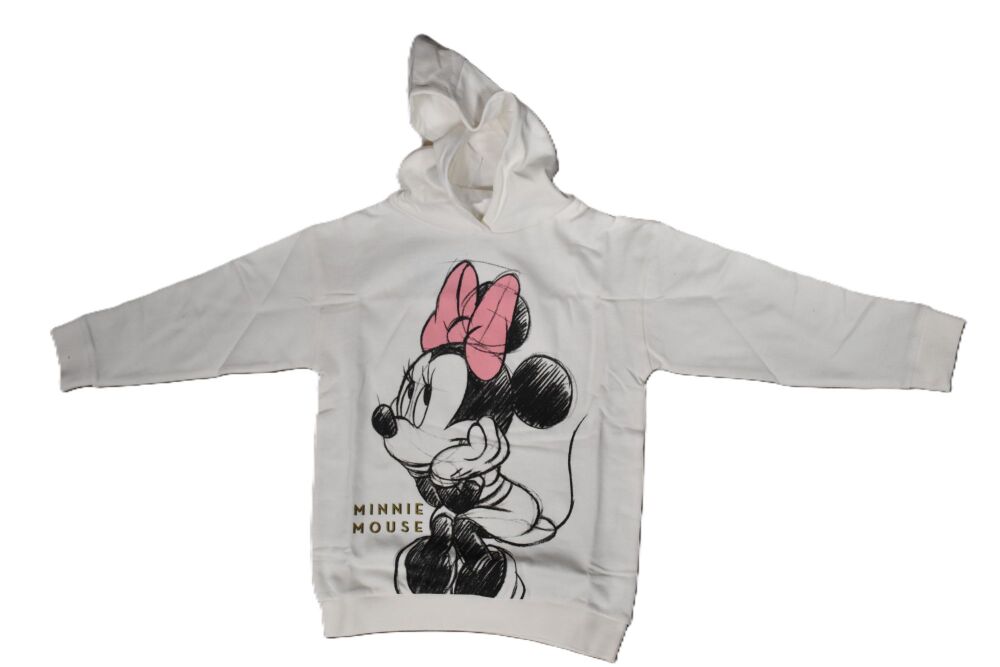 1 Girl's Minnie Mouse Hoodie Age 6-7