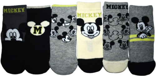8 Boys Assorted Mickey Mouse Socks
