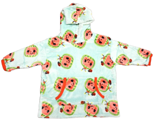 10 Kids Cocomelon Oodies 4-6years (One Size).