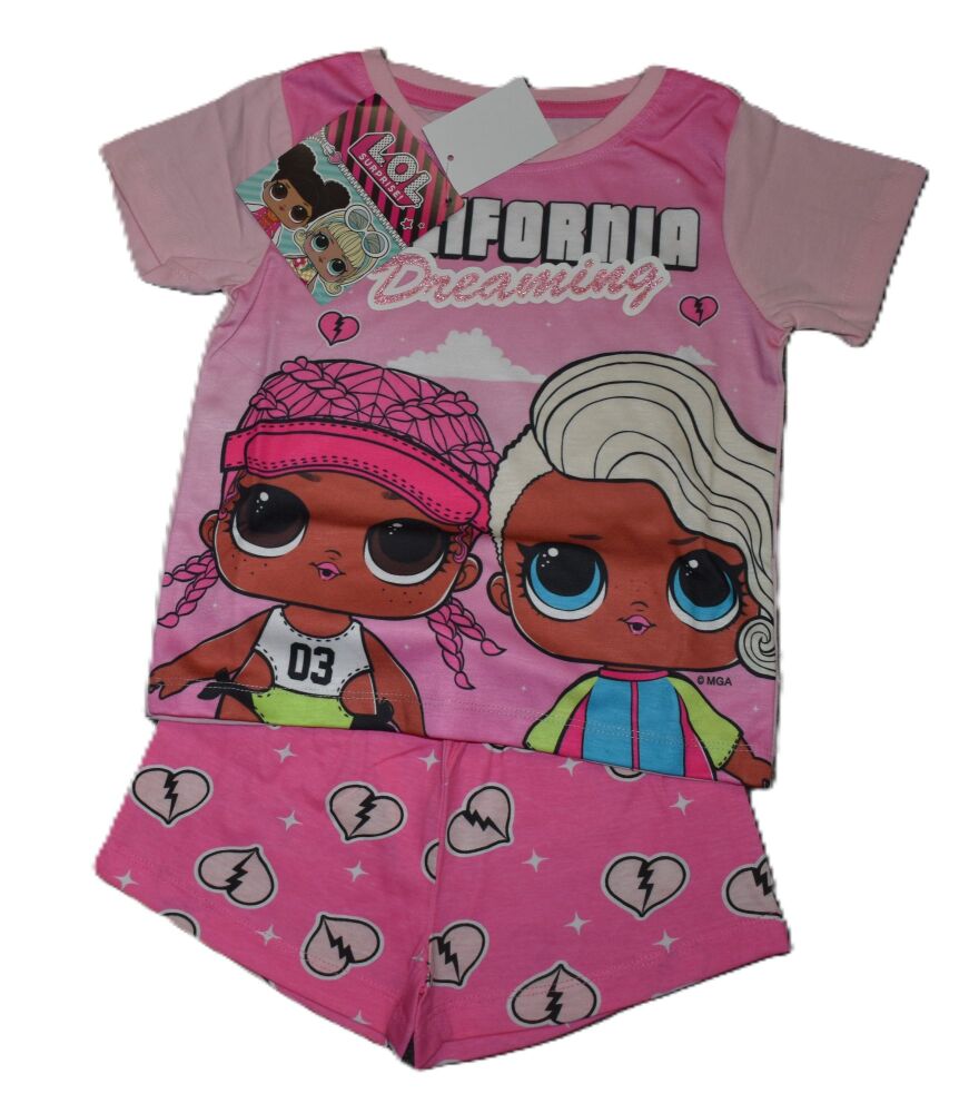 19 Girl's L.O.L. Surprise Short Pyjamas