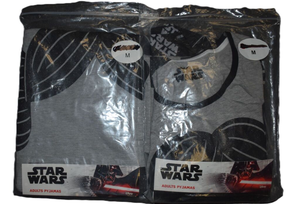 2 Ladies Star Wars Long Pyjamas Medium