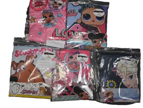 5 Girl's Assorted Character Nightdresses