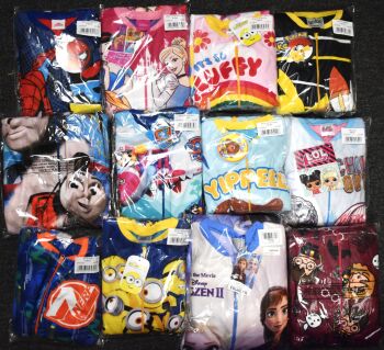 32 Kids Assorted Character Onesies