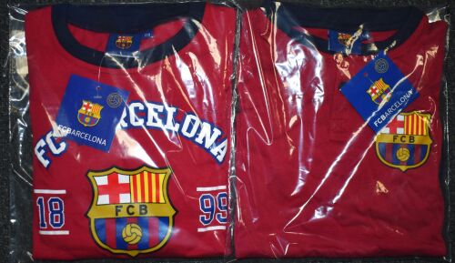 6 Boys Barcelona Football Pyjamas