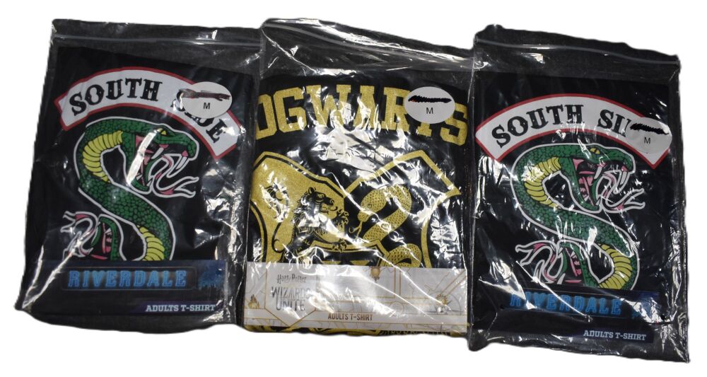 3 Adult's Character T Shirts