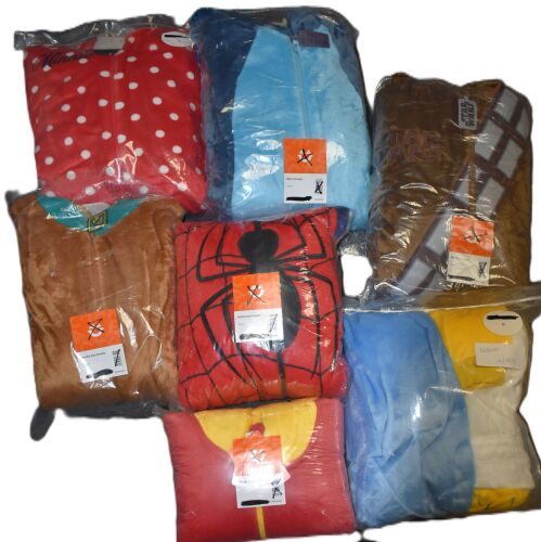 7 Adult's Assorted Character Onesies