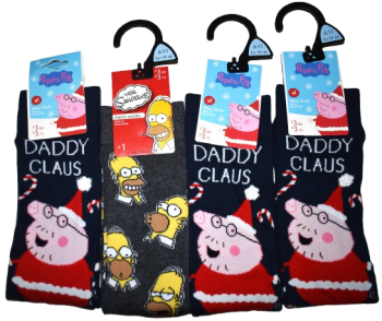 4 Mens Character Socks Size 6-11