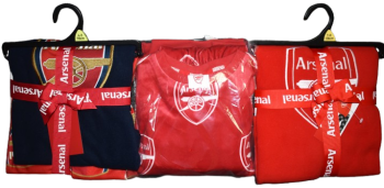 6 Boys Arsenal Fleece Pyjamas
