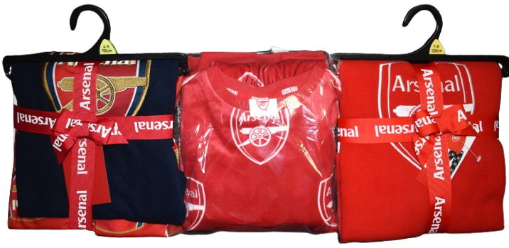 6 Boys Arsenal Fleece Pyjamas