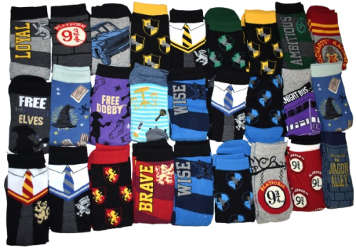 60 Kids Harry Potter Socks Size 4-6