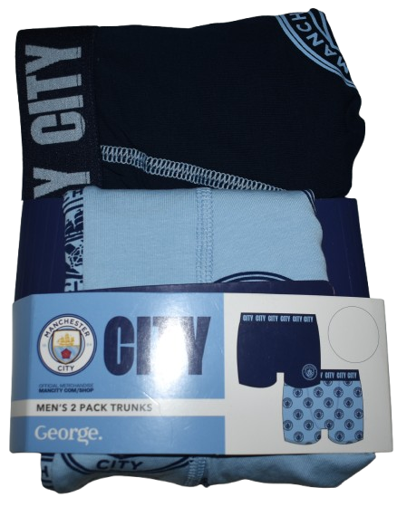 1 Mens Manchester City Boxer Shorts Size Small