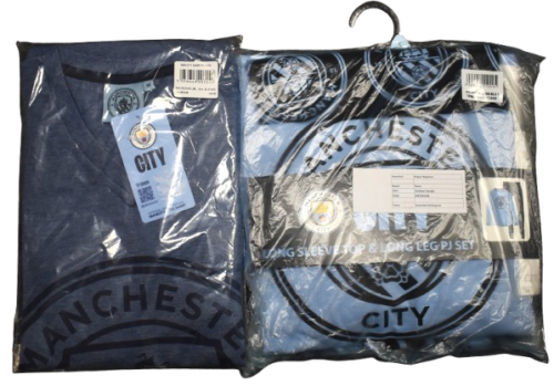 2 Mens Manchester City Pyjamas