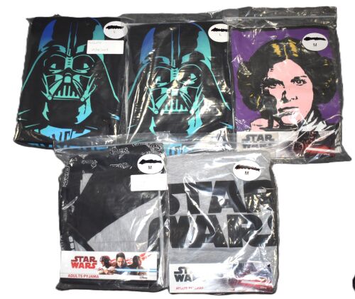 4 Men's & 1 Ladies Star Wars Pyjamas