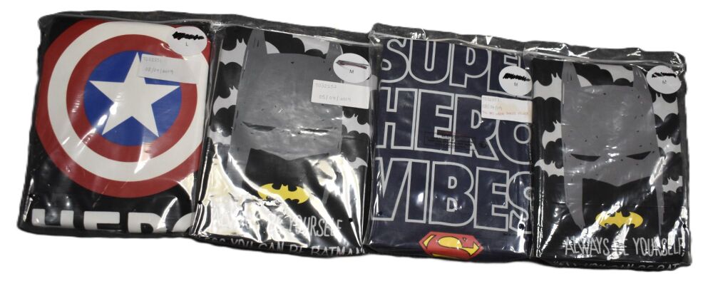 4 Men's Assorted Character Pyjamas