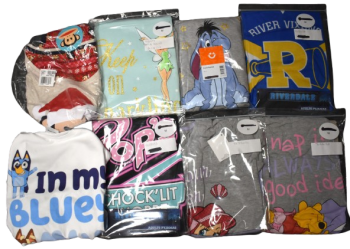 13 Ladies Assorted Character Pyjamas