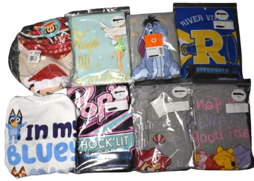 13 Ladies Assorted Character Pyjamas