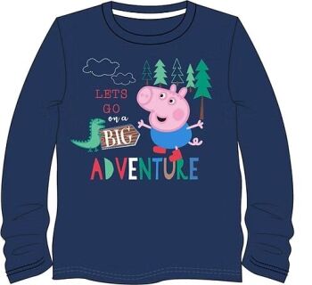 36 Boy's Peppa Pig/George Pig Long Sleeve Tops