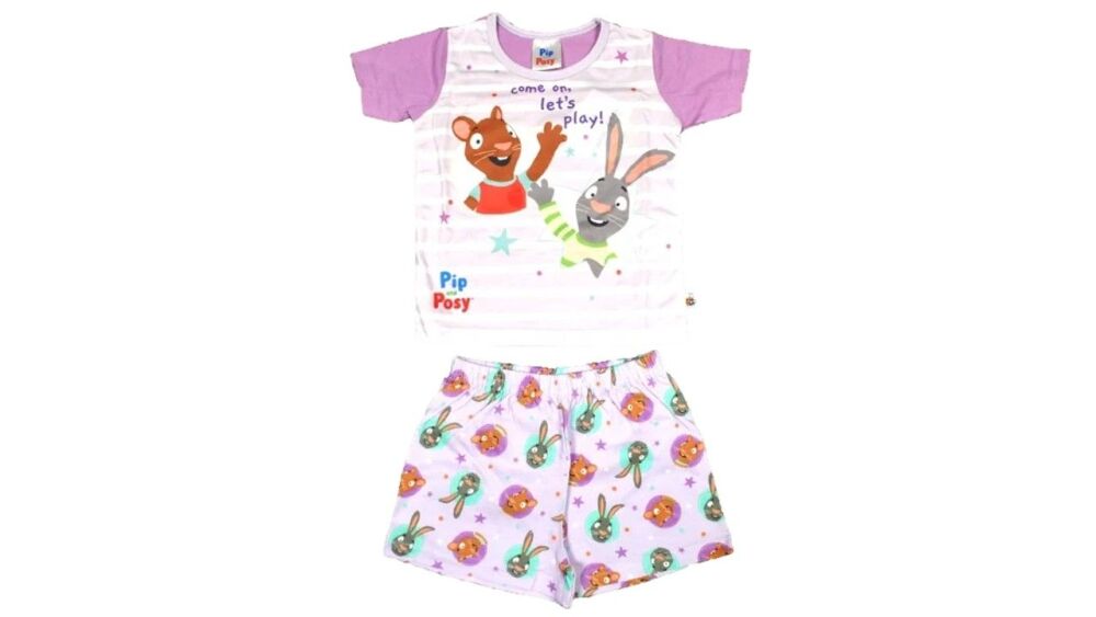18 Girls Pip And Posy Short Pyjamas