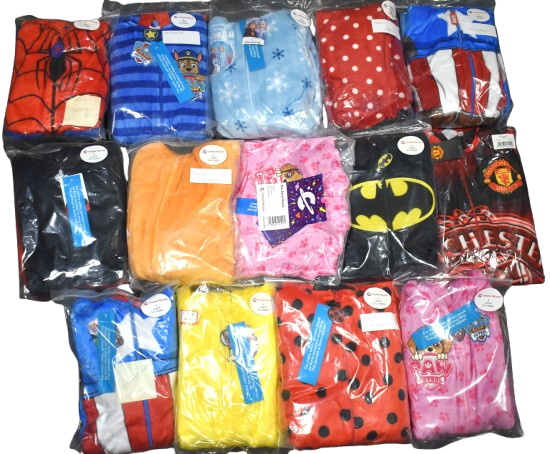 14 Kids Assorted Character Onesies