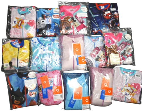 15 Kids Assorted Character Onesies