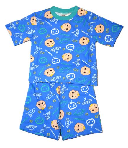 12 boy's Cocomelon AOP Short Pyjamas