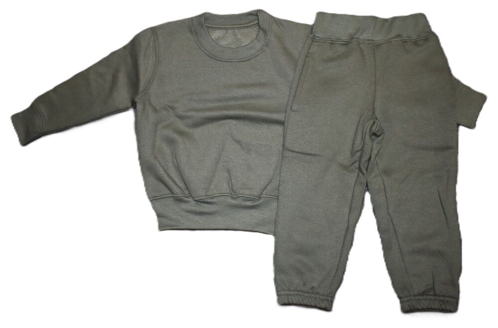 20 Children's Sage Green Jog Sets