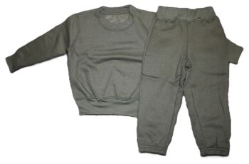 20 Children's Sage Green Jog Sets