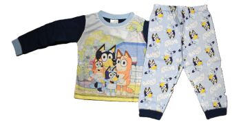 13 Boy's Bluey Long Pyjamas