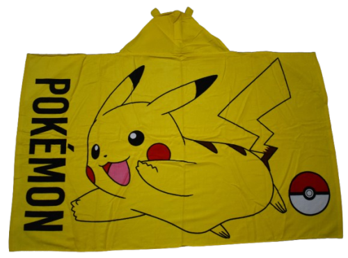 12 Boys Pokemon Hooded Swim Shawls