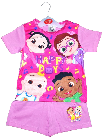 18 Girls Cocomelon Short Pyjamas