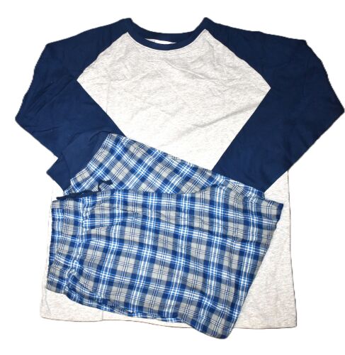 1 Men's Check Trousers Pyjamas Large